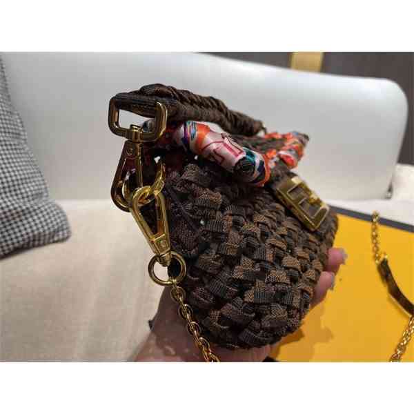 

autumn and winter canvas uette casual woven hollow square portable diagonal cross bag Purse, Small
