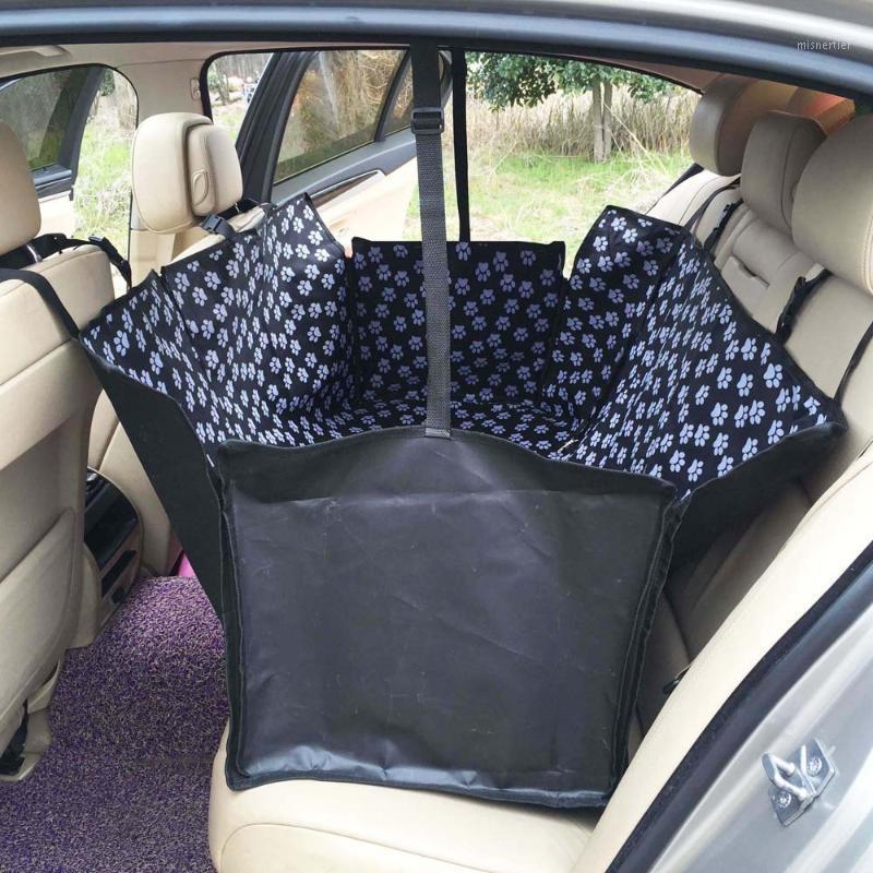 

Pet mat rear row two-seater pet car mat waterproof car dog waterproof rear row can sit people Dog Carriers1, Black