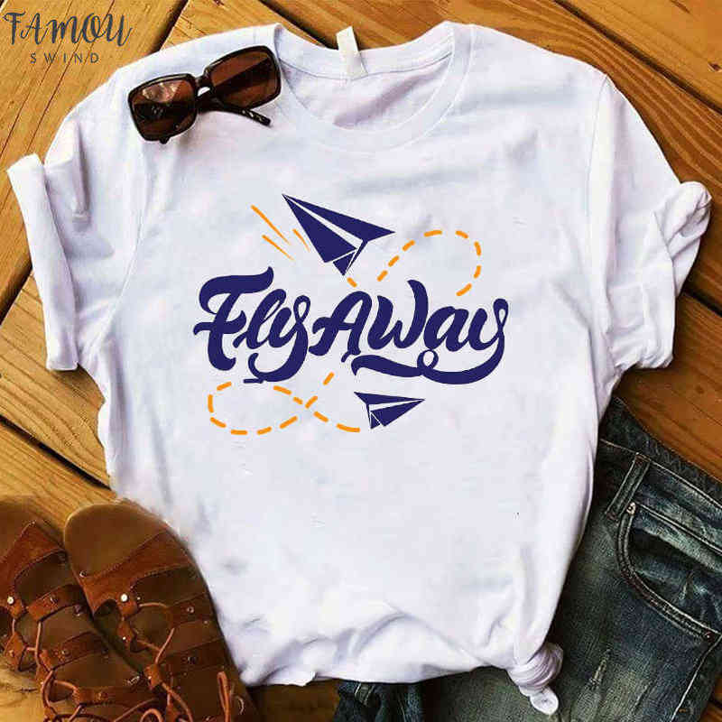 

women t shirt graphic camera dont be negative printed flower tee modal ladies kawaii tshirt female clothes, White