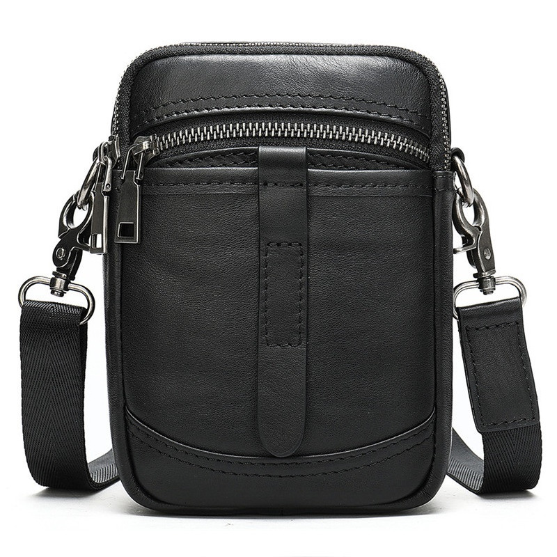

2020 Leather Male Waistline Bundles Waist Bags Shoulder Belt Small Bag 8wtt, Black