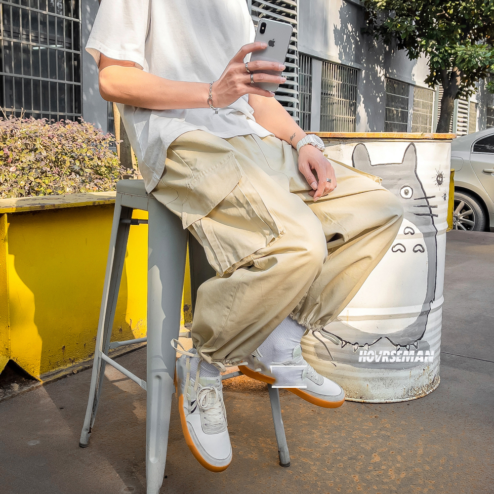 

2021 New Black Sweatpants Streetwear Spring Autumn Hip Hop Harem Pants Men's Casual Korean Oversize Joggers Trouers Rsnc, K614 3