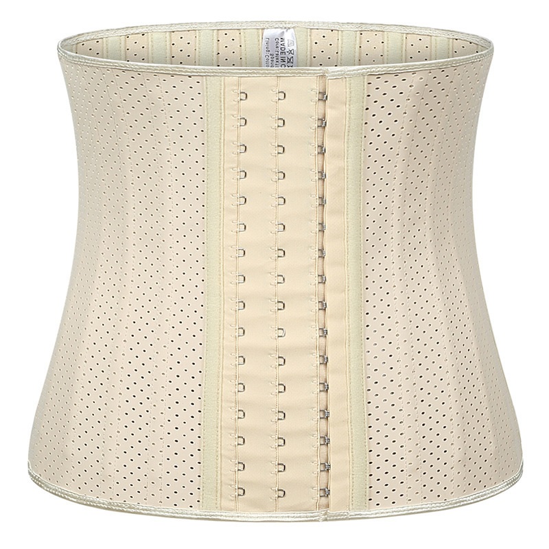 Premium Latex Waist Trimmer Corset Underwear Slimming Body Shapers For Women Breathable & Comfortable 25 Steel Bones Firm Control Abdomen Tummy S-image-756544968
