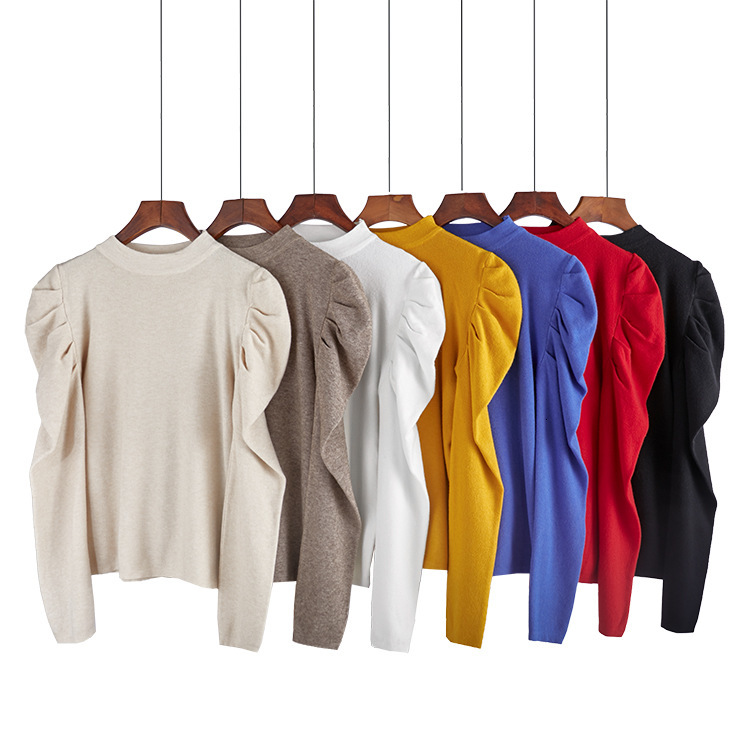 

2021 New Basic O-neck Knitted Jumpers for Women Casual Long Winter Sweater Female Pullovers Streetwear Sleeve Zi5w, Coffee