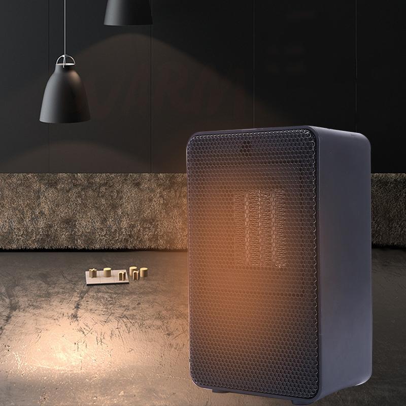 

DMWD Electric Heaters Fan countertop Mini home room handy Fast Power saving Warmer for Winter PTC Ceramic Heating 600W