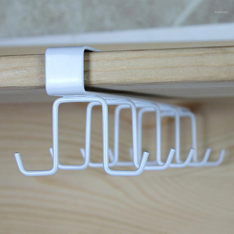 

Practical Design Kitchen Storage Rack 10 Hooks Metal Cupboard Hanging Hook Hanger Organizer Kitchen Accessories1