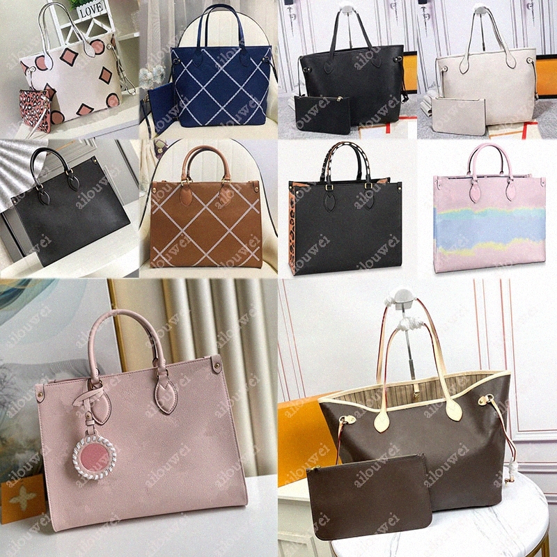 

Designer Brand Tote Luxury Bag Onthego Handbags Empreinte Fashion Shoulder Leather Shopping Bags MM Black Wild at Heart, Actual pictures contact me