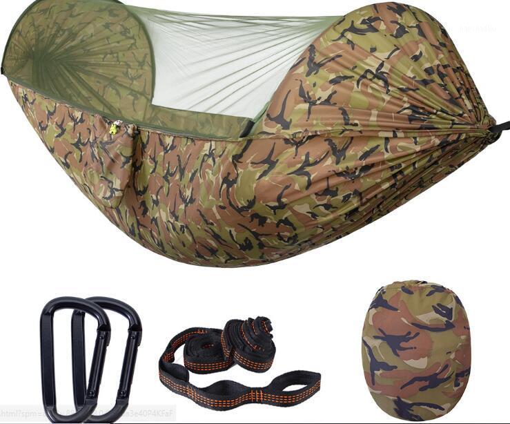 

290x140cm Light Portable Hammocks 210T Nylon Hanging Hammock Outdoor Use1