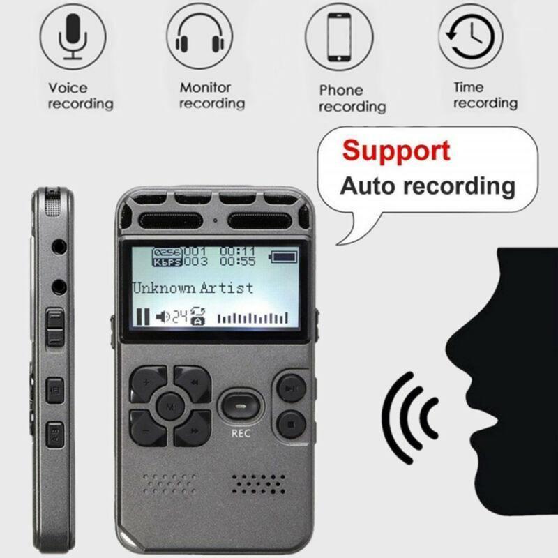 

V35 Voice Recorder Rechargeable LCD Digital Audio Sound Voice Recorder Dictaphone MP3 Player Audio1