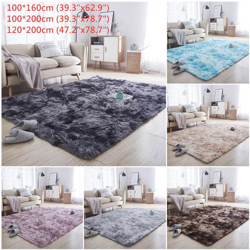 

Soft Home Carpet Tatami Living Room Bedroom Plush Rug Nordic Anti-slip Floor Mats for Livingroom Bedroom 7 Colors 3 Types, Gray