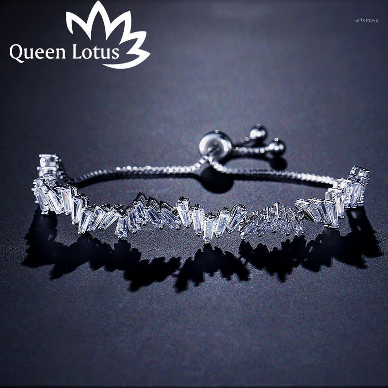 

Queen Lotus 2020 Fashion Luxury Charms Bracelet Irregular Chain Bracelets Korean Adjustable Cubic Zirconia Bracelets For Women1