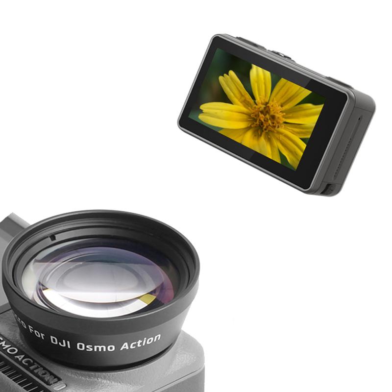 

Macro HD Camera Lens Filters 15X Anti-Shake Portable for DJI OSMO Action Camera
