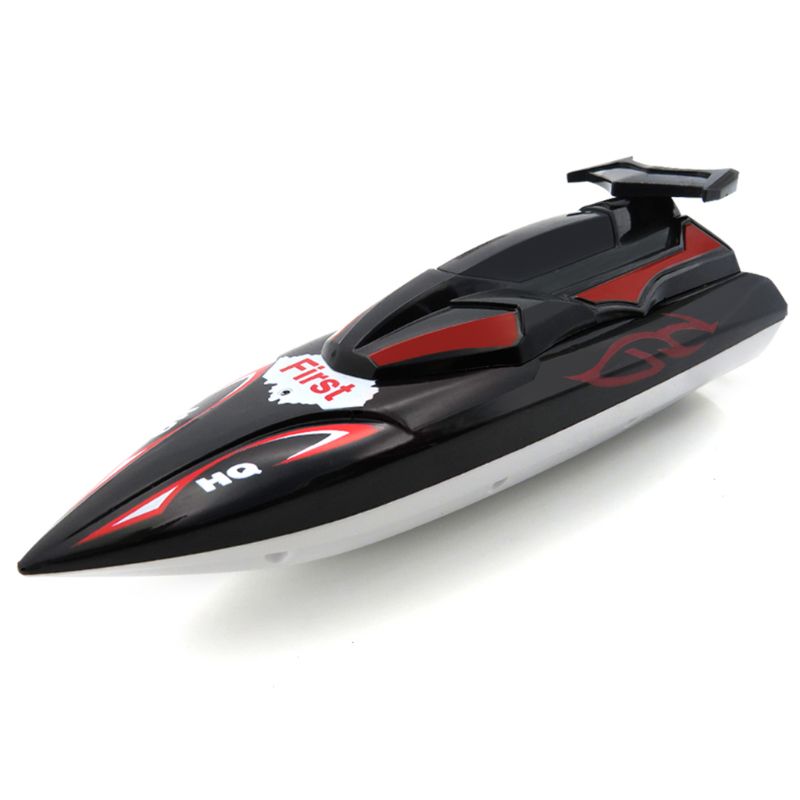 

Flytec HQ2011-15C 10Km/H 27Mhz Mini Infrared Control Rc Boat Ship Toy for KidsGift, Black