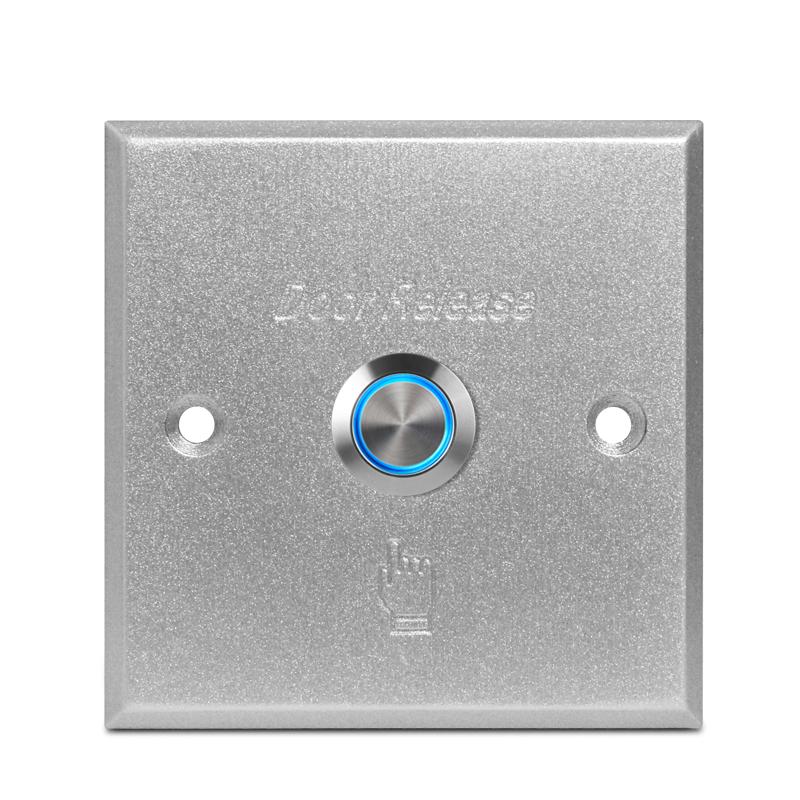 

86*86mm Aluminum alloy Push Button Switch Exit Button Door release for door lock access control gate opener