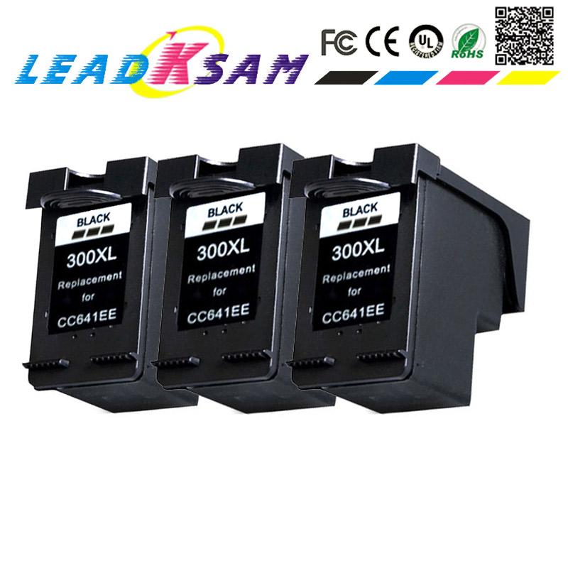 

3pcs black 300xl Ink Cartridge replace for 300 for 300 Deskjet D1660 D2560 D2660 D5560 F2420 F2480