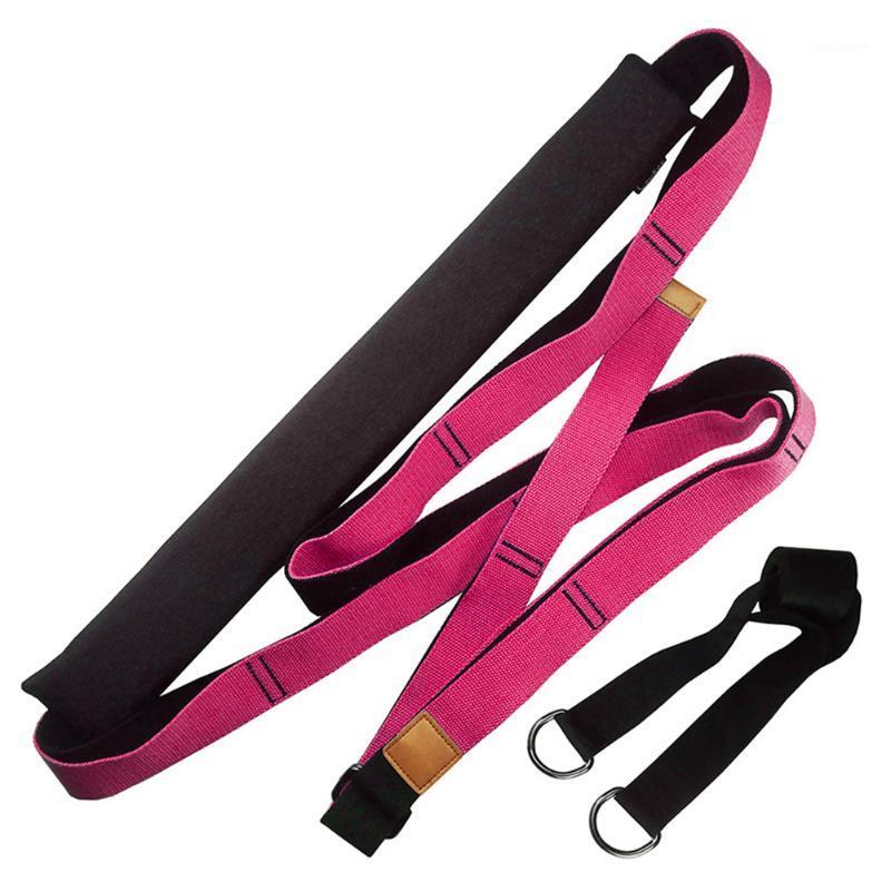 

Stretching Strap Assist Trainer Gymnastic Equipment Ligament Yoga Fitness Portable Training Leg Waist Flexibility Rehab Exercise1, Beige