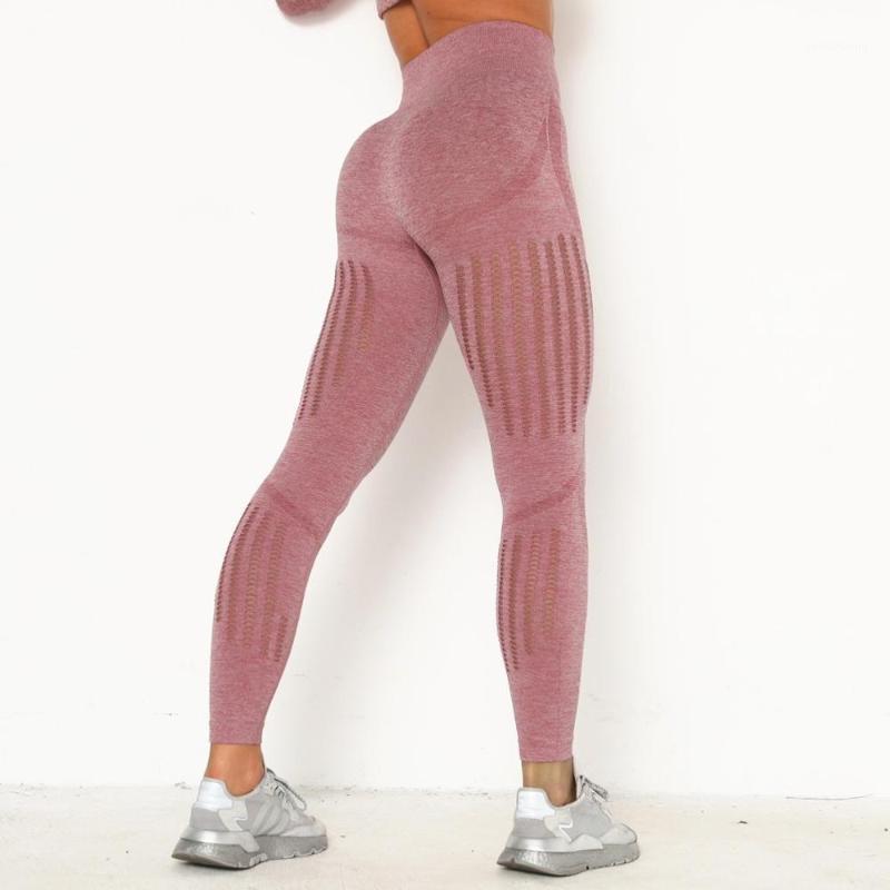 

Pretty Yoga Leggings for Women Sportswear Gym Pants High Waist Fitness Workout Clothes Leggins Fashion Colors Comfortable1, Black