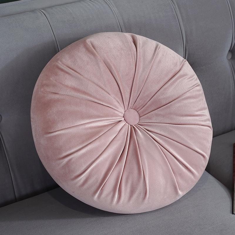 

Sofa Chair Back Seat Cushion Lumbar Pillow Children's Room Wedding Decoration Round Pumpkin Decoration Pillow, Dark green 38cm