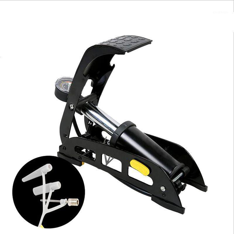 

High Pressure Foot Pedal Air Pump Single Double Cylinder Inflator MTB Road Bike Bicycle Car Inflatable Scooters New1