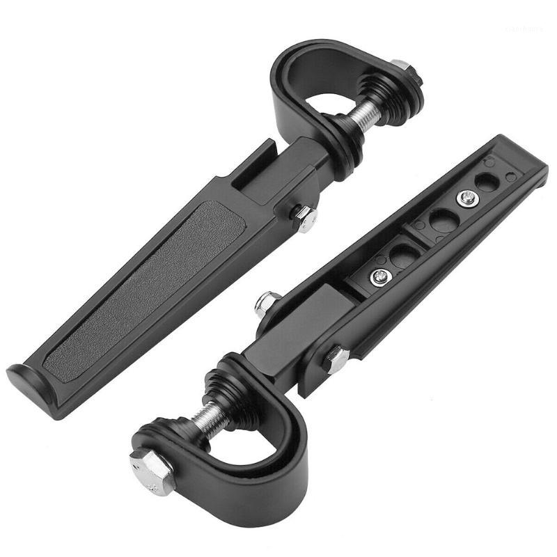 

1pair Engine Bumper Foot Pegs Durable Pedals Aluminum Folding Universal Easy Install Modified Motorcycle For For1