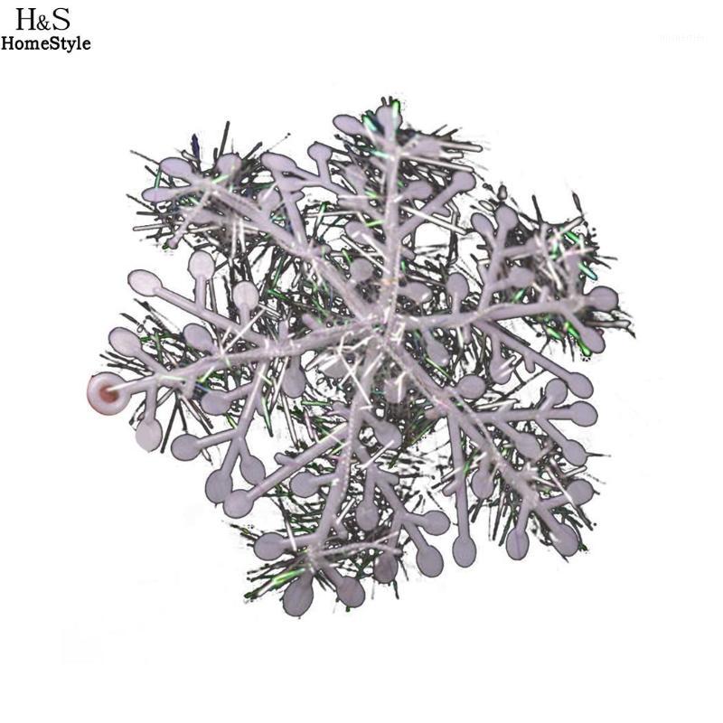

String Party Christmas Plastic set Decorations Gift White Wedding Pendant Snowflake Christmas 1 Tree1