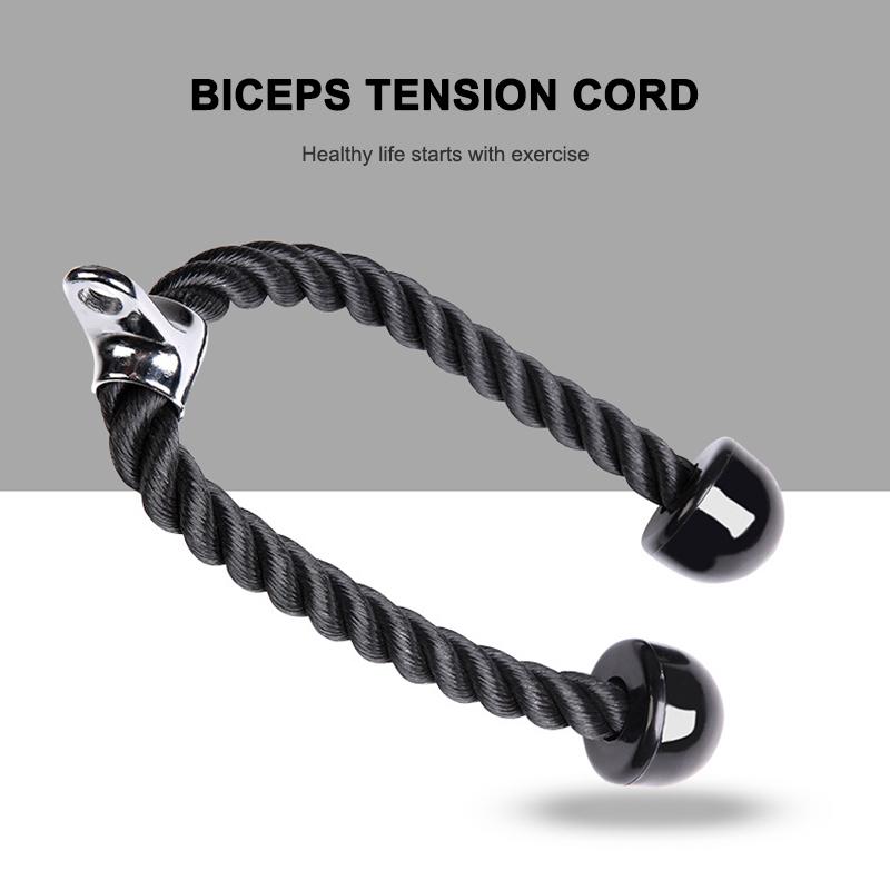 

Hot Sale Fitness Pull Rope Long And Durable Bicep Tricep Back Shoulder Psoas Rope Pull Down Heavy For Exercise Equipment