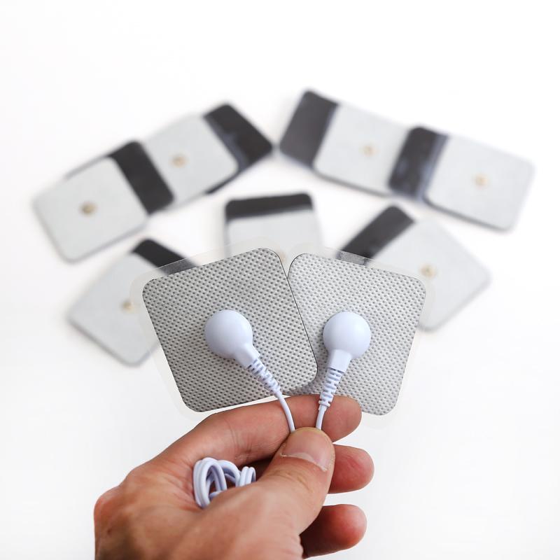 

10Pcs 5*5cm Adhesive Gel Tens Electrode Pads Sticker For Electric Digital Therapy Massager Machine Therapeutic Muscle Stimulator