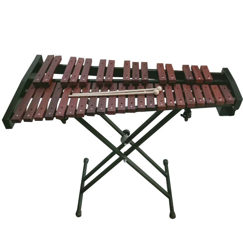 

Orff percussion instrument malimba 37 tone mahogany band performs 37 key playing xylophone marimba