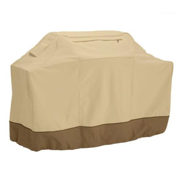 

Wholesale- 190cm Waterproof BBQ Barbecue Cover Protective Grill Cover with Storage Bag (Khaki)1, As pic