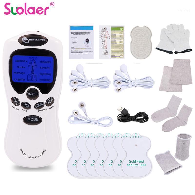 

Russian EMS Electric Herald Tens Machine Acupuncture Body Massage Digital Therapy Massager Muscle Stimulator Electrostimulator1