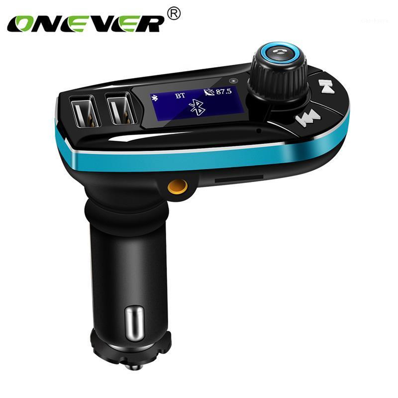 

Onever Auto USB FM Transmitter MP3 Player SD Card LCD Display Car Kit Charger Adapter Audio Receiver Adapter Car Styling1