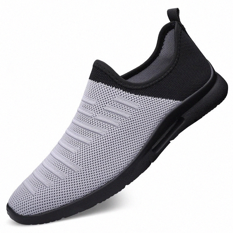 

2020 Mens Casual Shoes Men Slip-on Sock Sneakers Breathable Light Leisue Walking Jogging Running Tenis Masculino Adulto #e04u