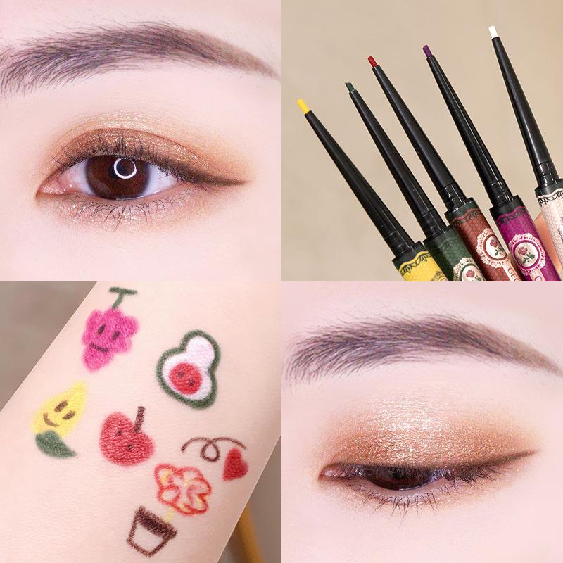 

Color Eyeliner, Very Fine Eyeliner, Eye Makeup, Waterproof White Eyeliner Glitter Eyeliner Magnetic Magic, 07