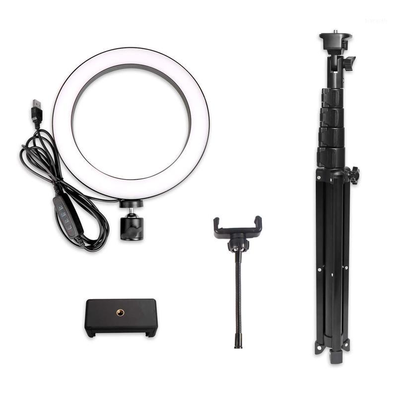 

LED Selfie Fill Light Ring Lamp 45 cm Tripod with Phone Holder Dimmable Annular Camera Light USB for Video Youtube Live Makeup1