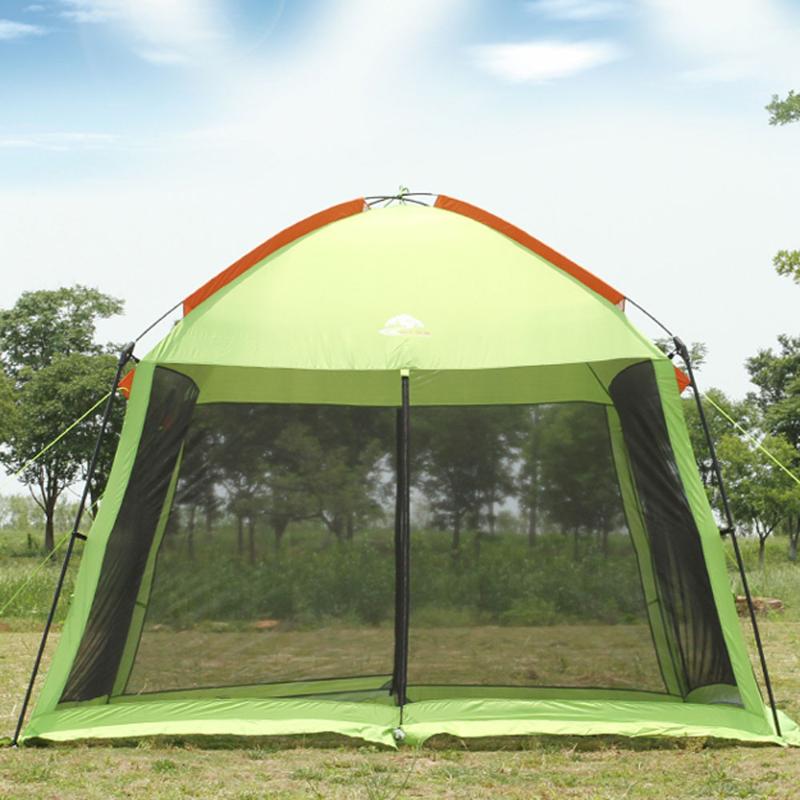 

High quality 320*320*240cm ultralarge 4-8person family party gardon beach camping tent gazebo sun shelter