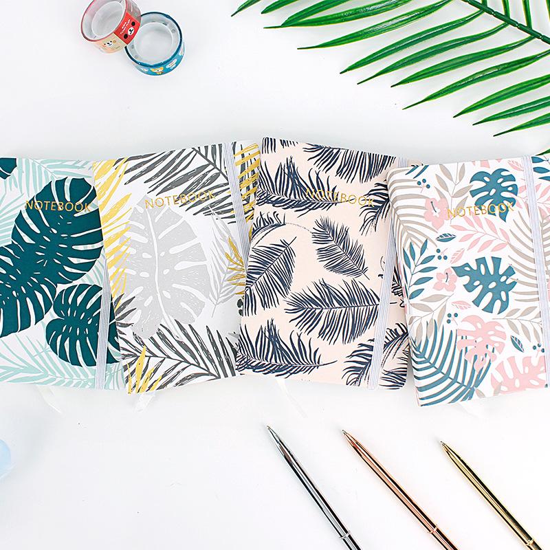 

Palm Leaves" Hard Cover Sketchbook Notebook Blank Papers Beautiful Journal Study Diary Stationery Gift