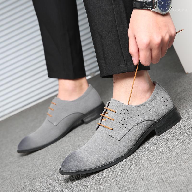 

2020 Newest Men Dress Shoes Bullock Oxfords Shoes for Men Breathable Formal Wedding Leaher Luxury1, Black