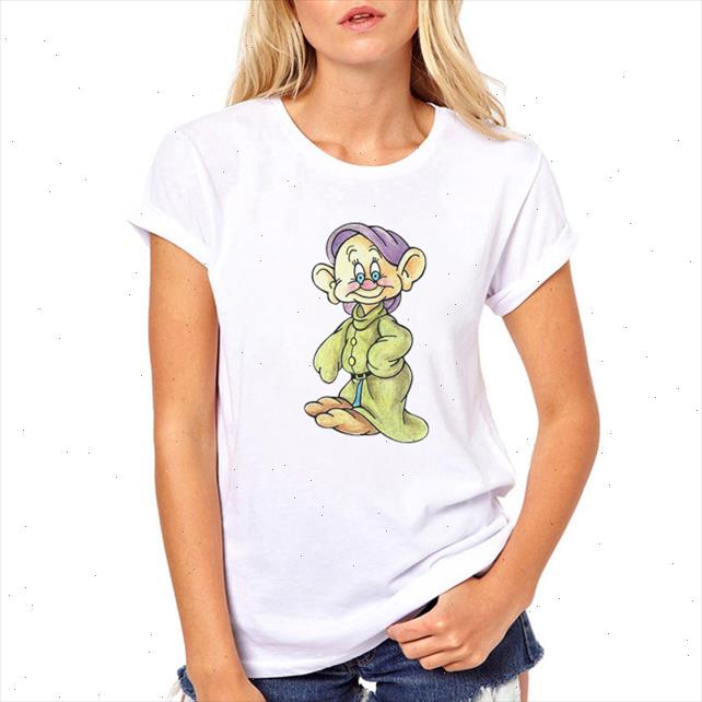 

zoganki new arrivals cartoon printed t shirts women casual slim white tee short sleeve fashion female tee shirts