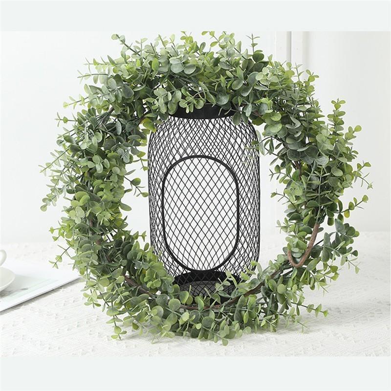

195CM Faux Eucalyptus Garlands Artificial Plant Leaves Vines Greenery Garland Wedding Backdrop Home Table Arch Decor1