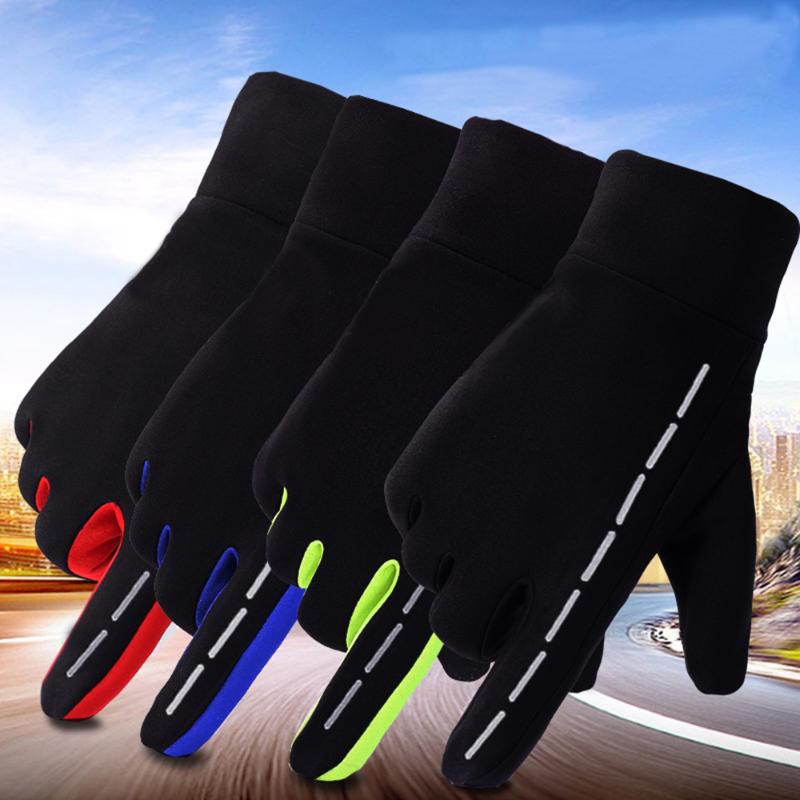

Winter Cycling Gloves Touch Screen Riding Mtb Bike Gloves Mens Warm Windproof Waterproof Fleece Lined Thermal