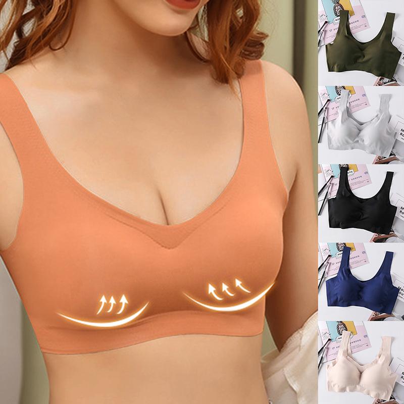 

Sports Bra Croptop For Fitness Gym Women Female Underwear Sportswear Equipment Push Up Bra Brassiere Large Size Pad, 07