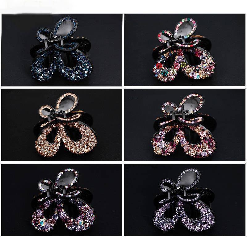 

Fashion Style Hair Claw Hair Clamp Grab Clip Women Rhinestone Alloy Crystal Accessories