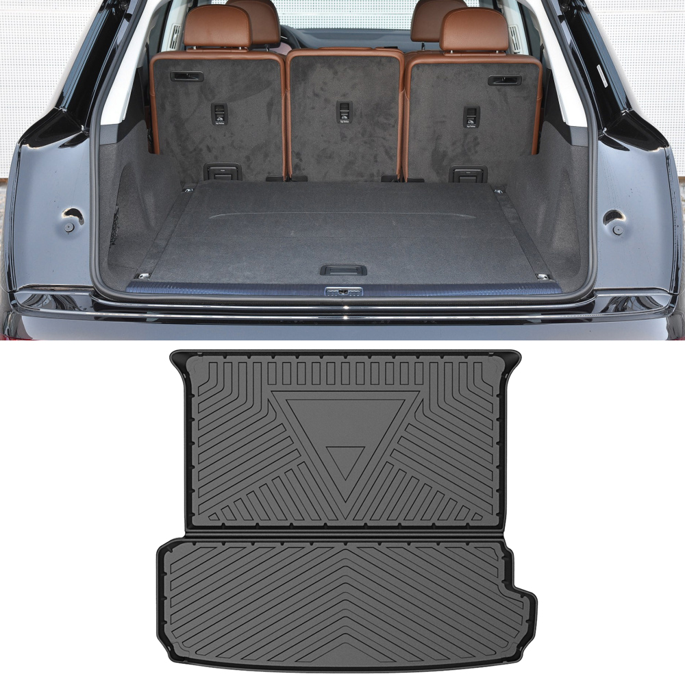 

For Audi Q7 4M 2016-2020 Car Cargo Liner All-Weather TPE Non-slip Trunk Mats Waterproof Boot Tray Carpet Interior Accessories