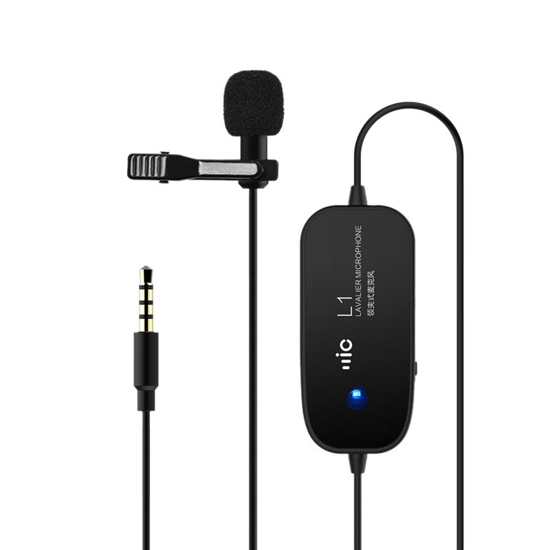 

3.5Mm Audio Video Record Lavalier Lapel Microphone 6M(20Ft) For Android Mac For Dslr Camera Camcorder Recorder