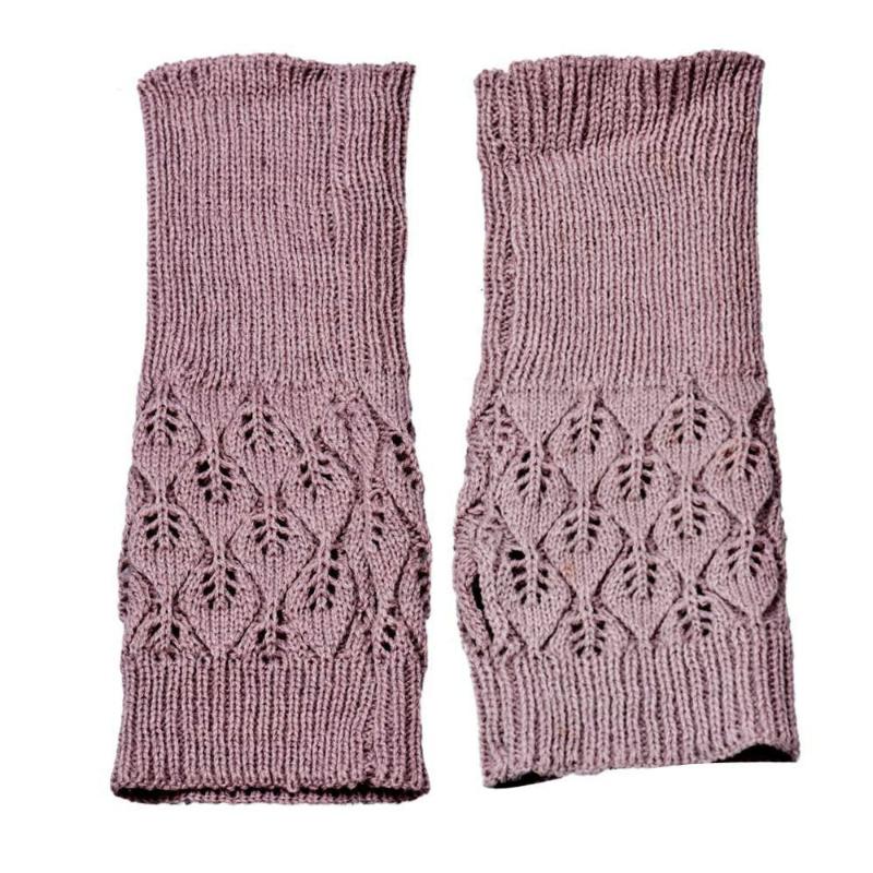 

Sagace Gloves Winter Warm Hollow Out Knitted Gloves Women Punk Unisex Fingerless Cuff Knit Cool Stretch Warmer Guantes