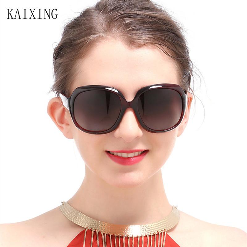 

Sunglasses KAIXING Cat Eye Women Gradient UV400 Mirror Polarized Sun Glasses Female Oculos With Box