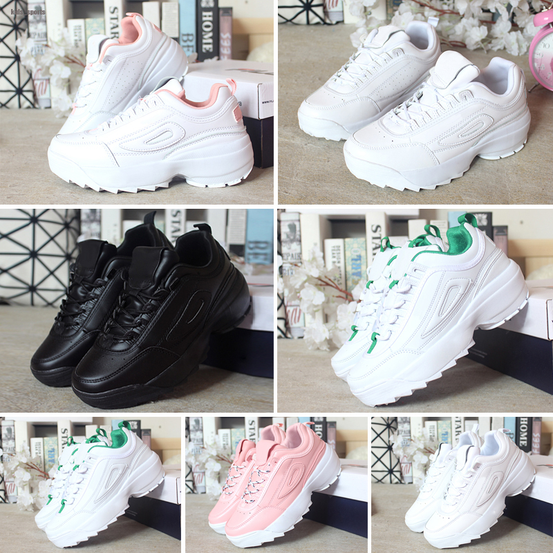 

New Branded Children Running Shoe Classic Design Baby Kids Sports Shoes White Casual Sneakers Athletic Trainers, Color 2 (black f)