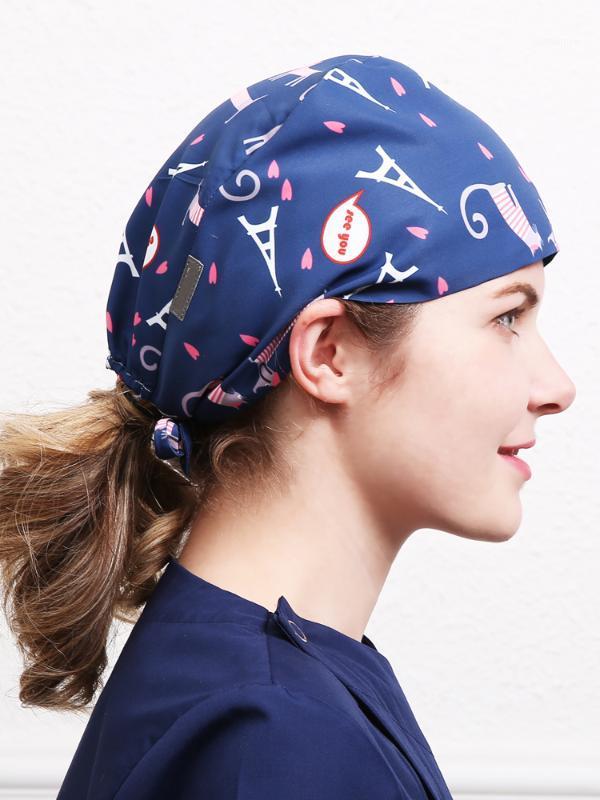 

Unisex Laboratory Dust Cap Pure Cotton Gourd Hat Adjustable Scrub Cap Assistant Hat Casual Chef beanie1