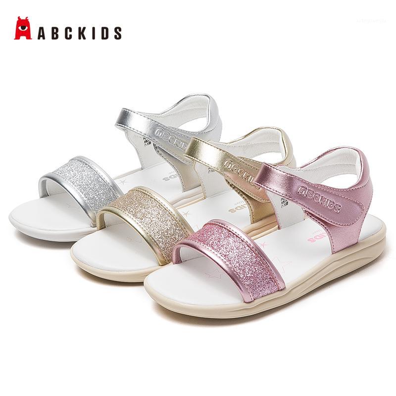 

ABCkids Girls Sandals Gladiator Sequins Sweet Soft Children's Beach Shoes Kids Summer Floral Sandals Princess Fashion Cute High1, Pink