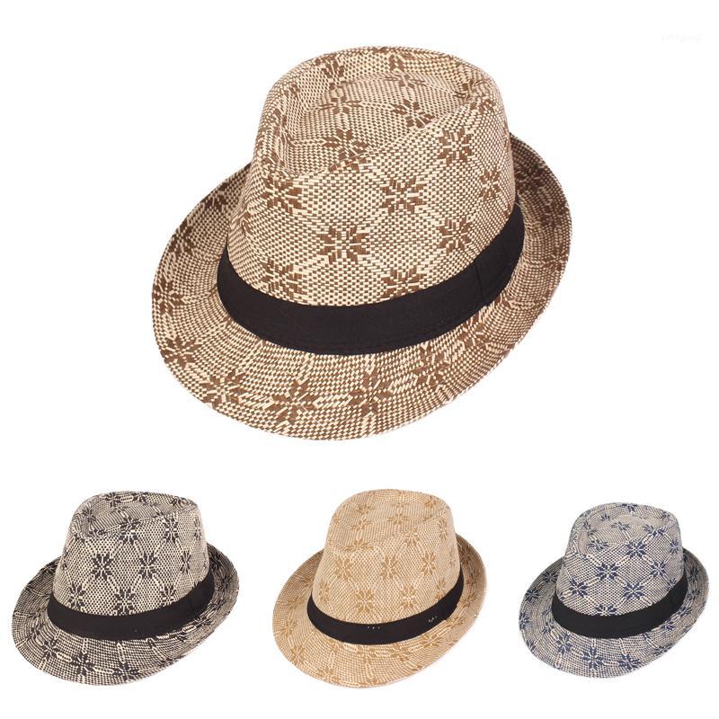 

Wide Brim Hats 2021 Summer Sun Hat Casual Vacation Straw Women Men Panama Beach Jazz Fedoras For Women1