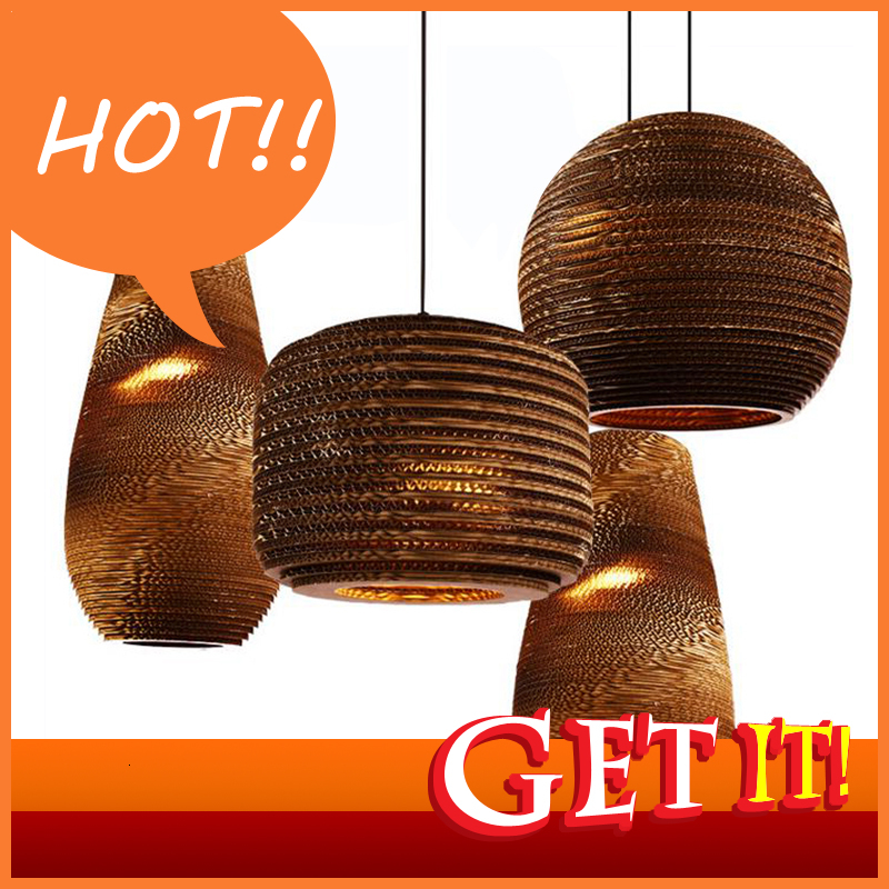 

2021 New Vintage Art Origami Cafe Simple Creative Honeycomb Nude Single Head Zen Tea House Clothing Store Chandelier 1j7k